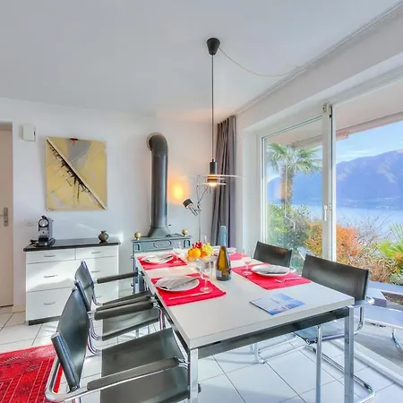 Casa Brighella With View - Happy Apartment Brissago